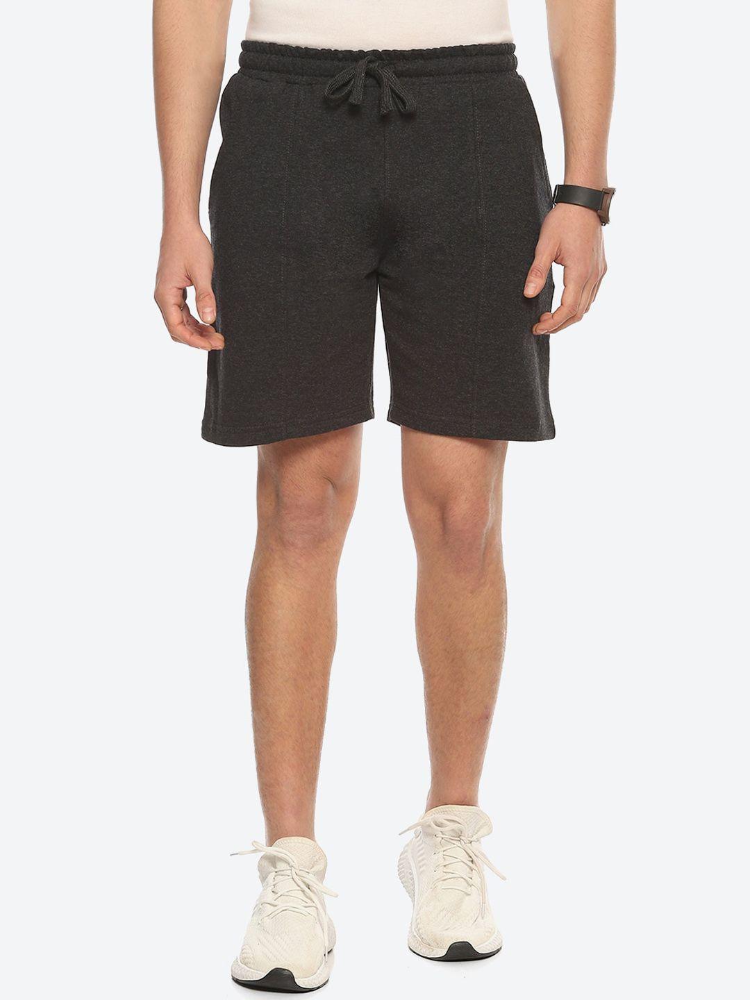 2bme men mid-rise cotton shorts