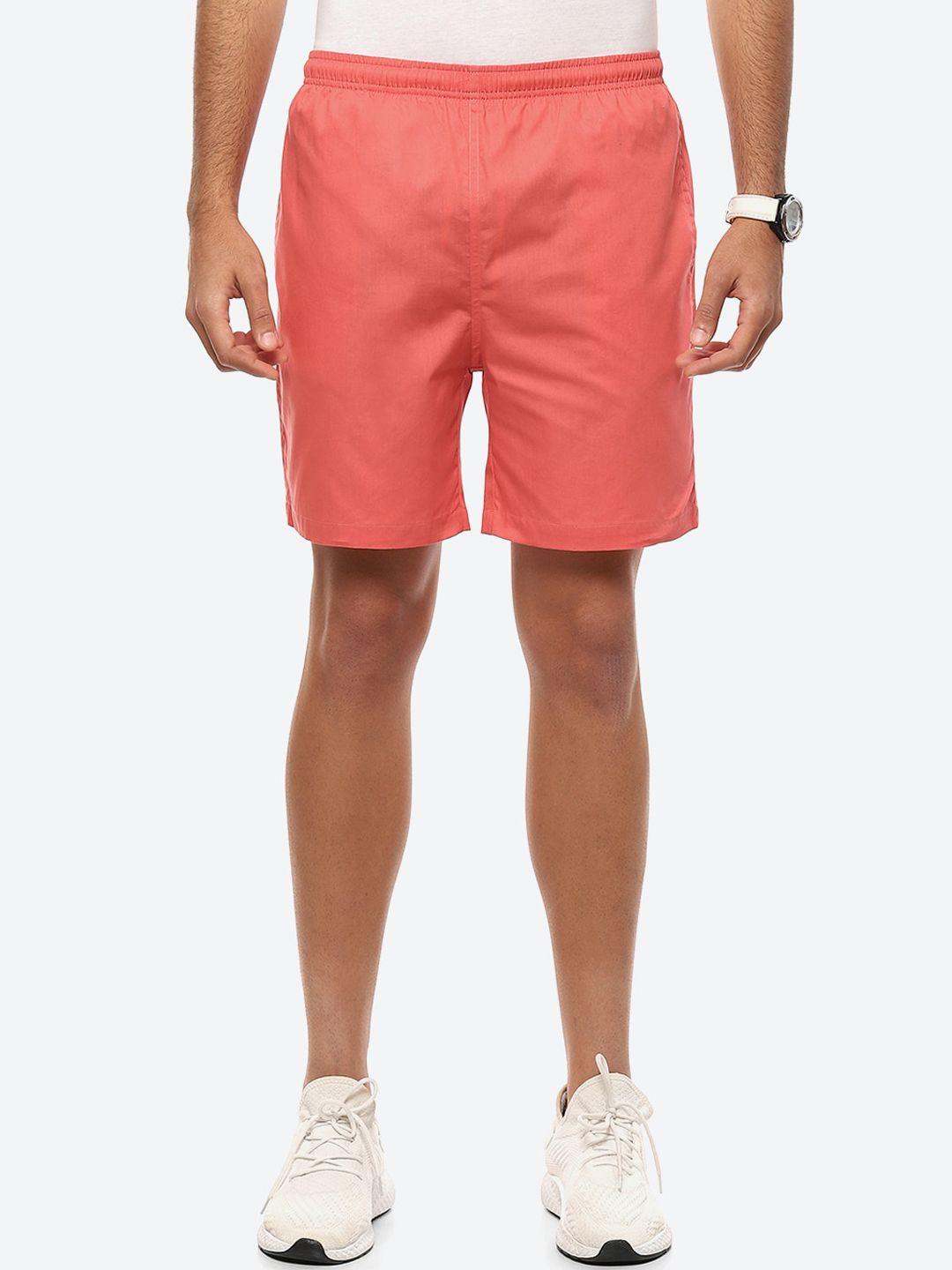 2bme men mid-rise cotton shorts