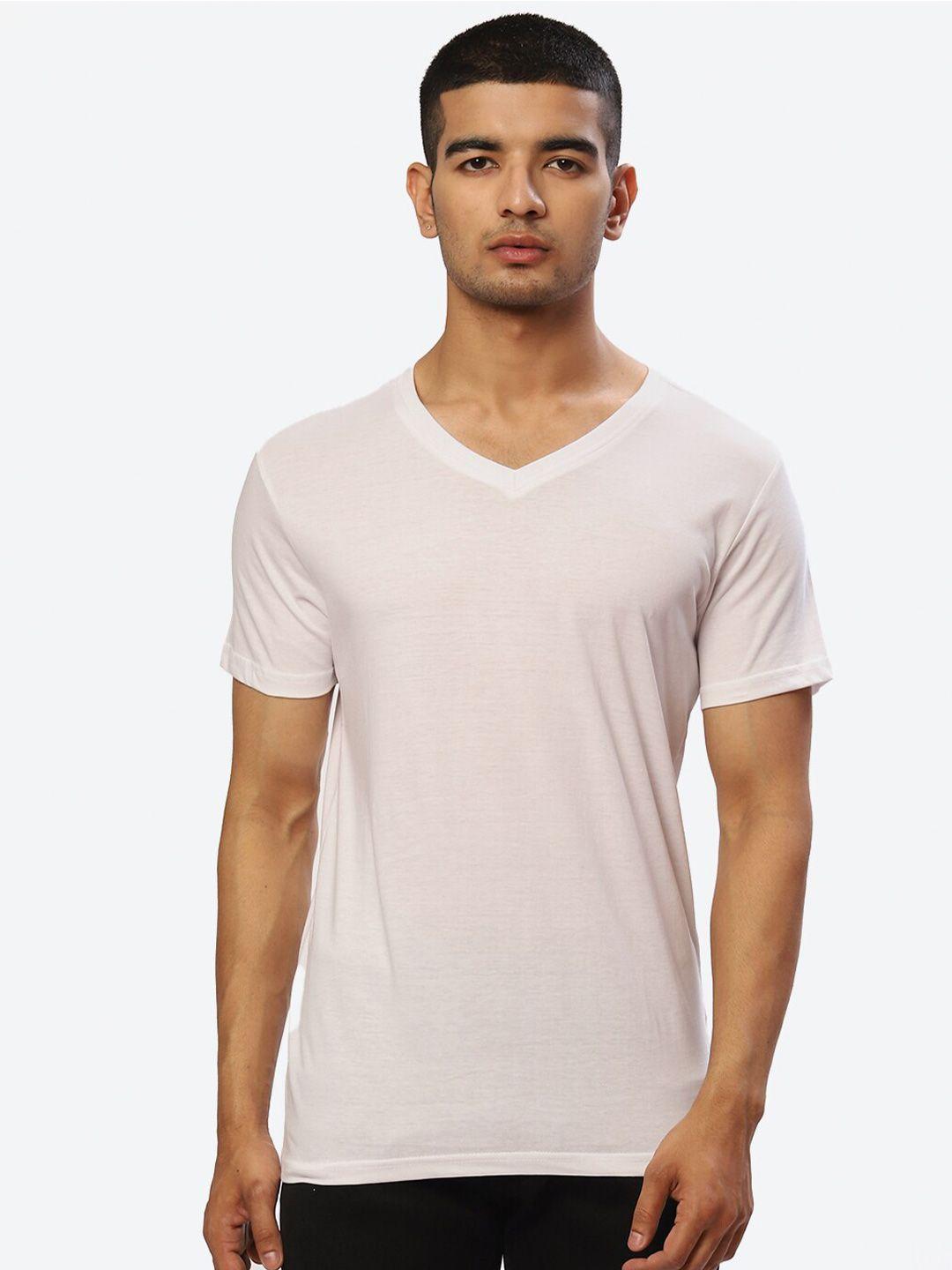 2bme slim fit v-neck cotton t-shirt