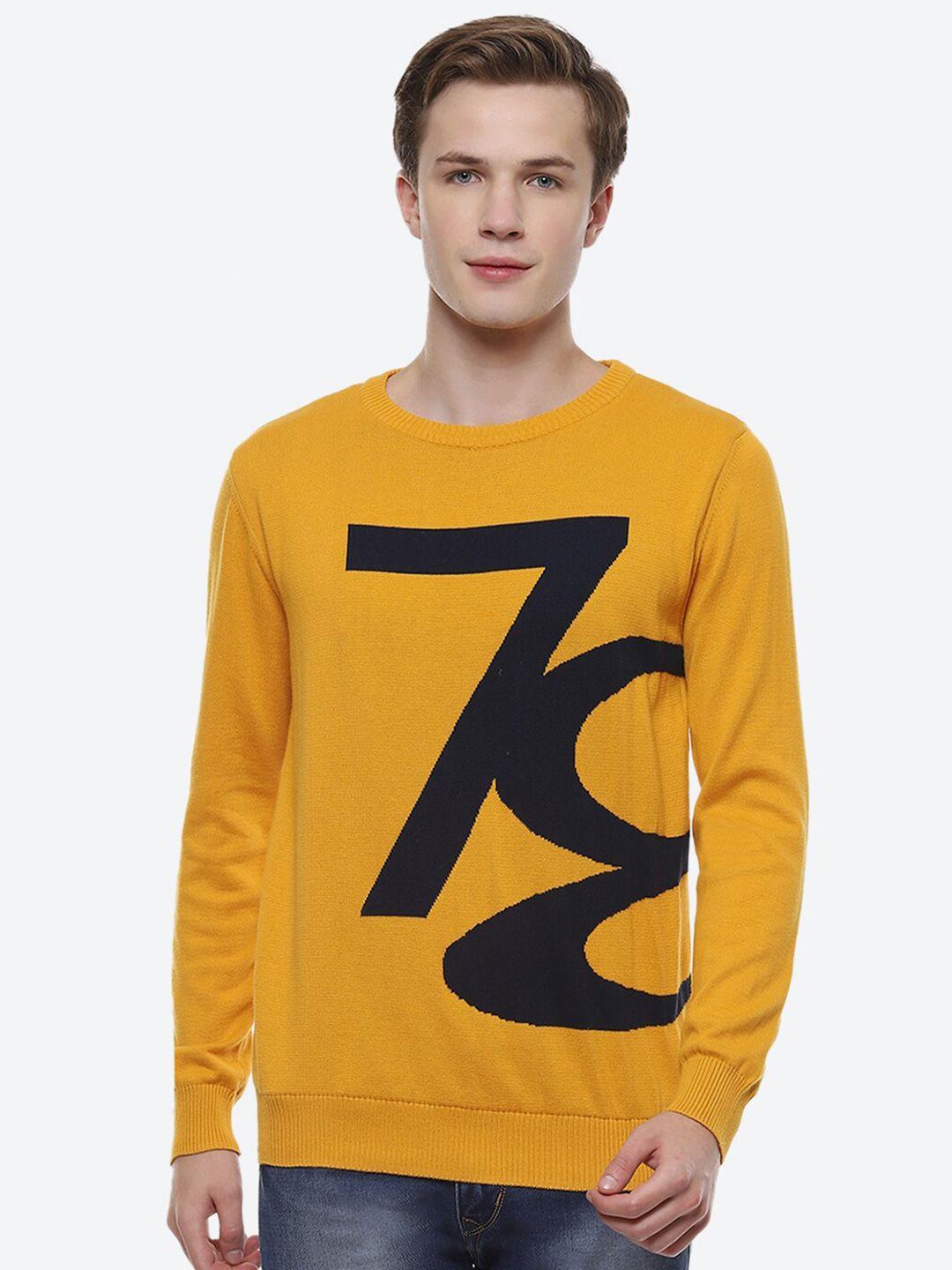 2bme typography printed pullover cotton sweaters