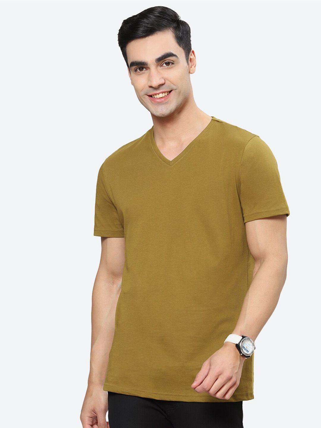 2bme v-neck short sleeves cotton t-shirt
