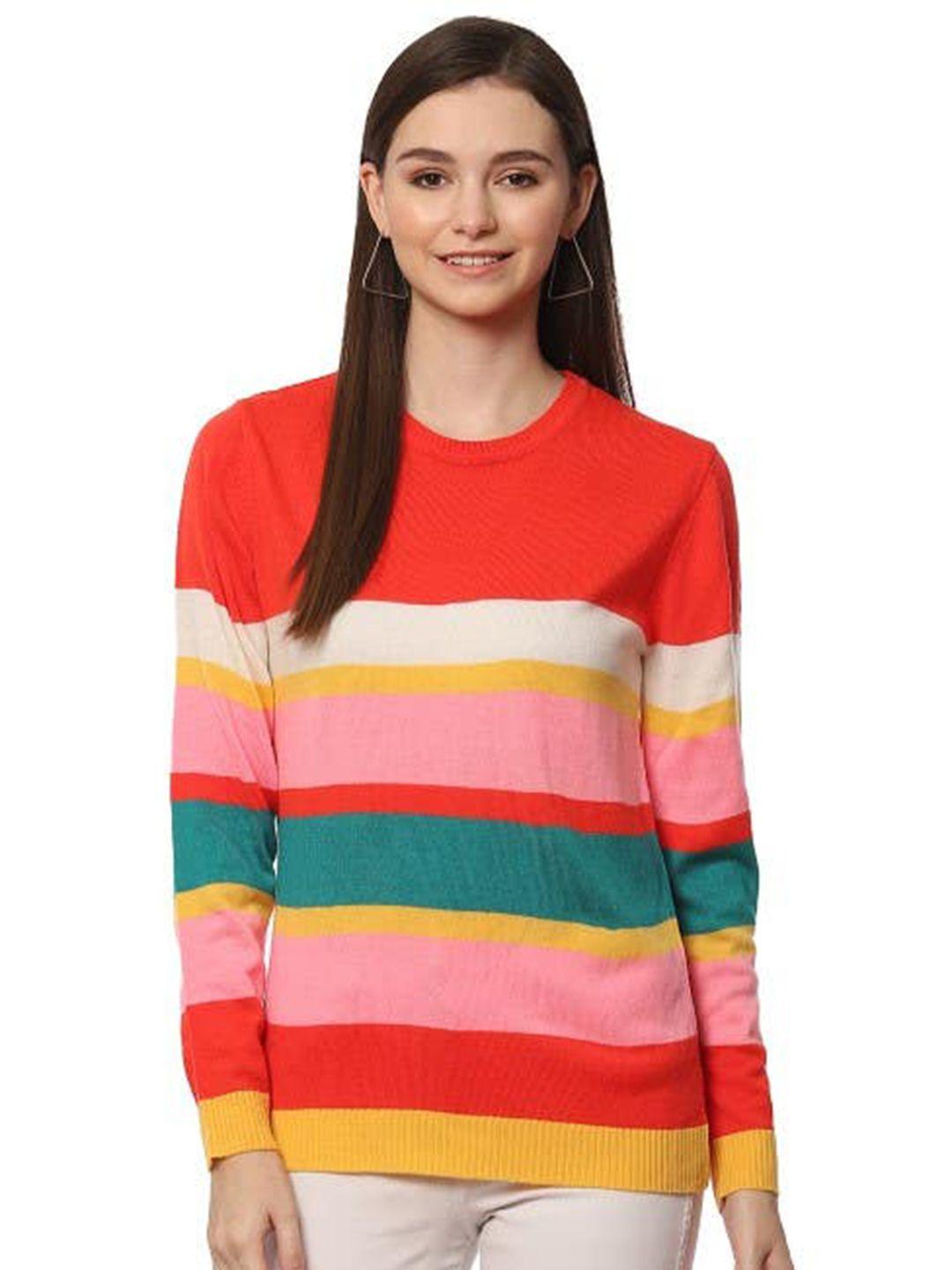 2bme women multicoloured striped fashion