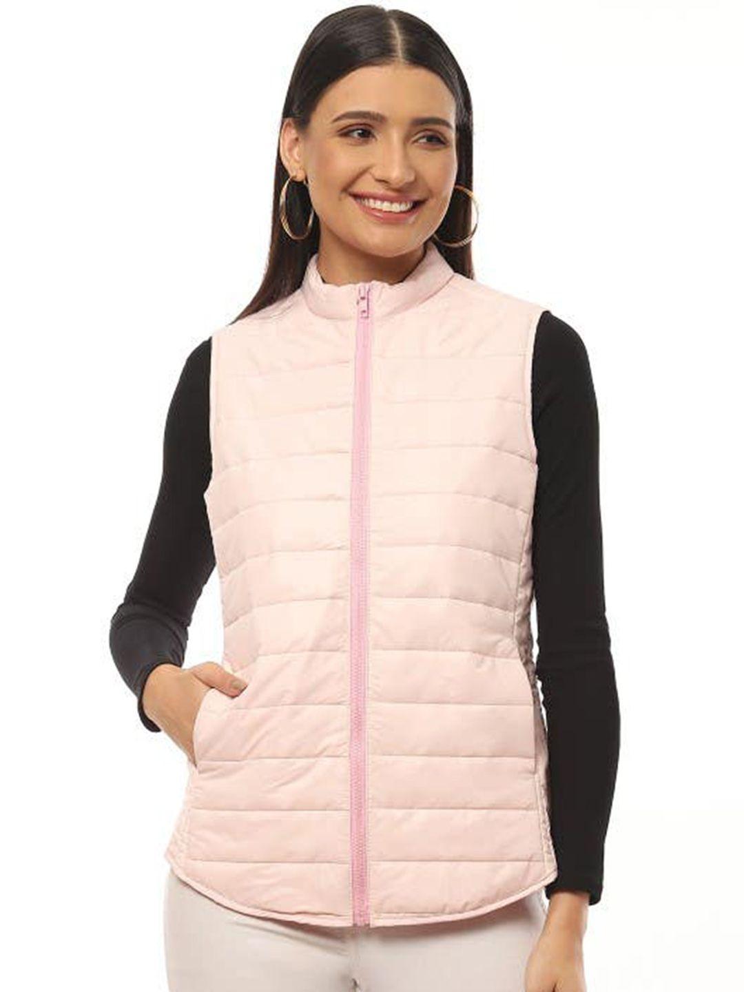 2bme women pink woven jacket