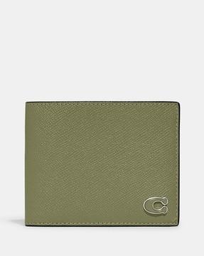 3 in 1 wallet with signature canvas interior