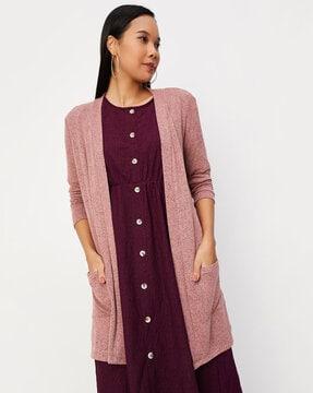 3/4 sleeved cotton shrug