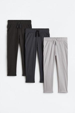 3-pack cotton jersey joggers