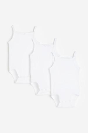 3-pack cotton bodysuits