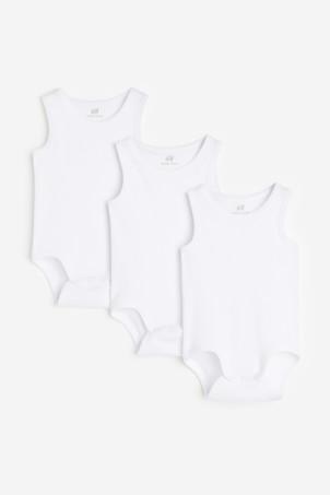 3-pack cotton bodysuits