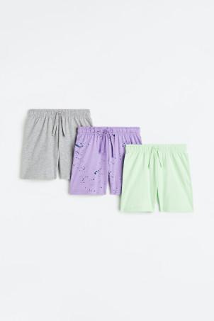 3-pack cotton shorts