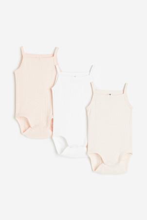 3-pack sleeveless bodysuits