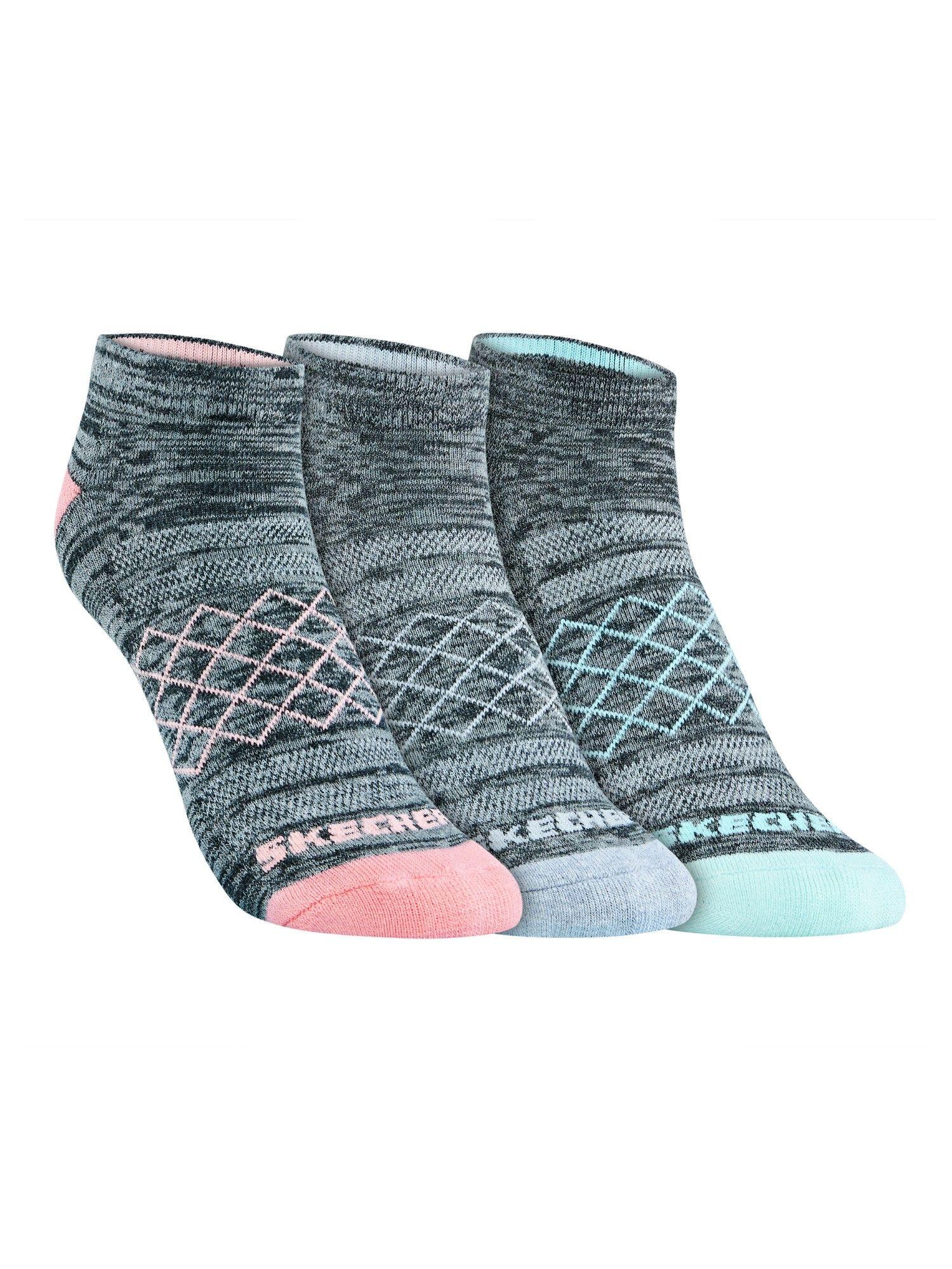 3 peice unisex half cushion lowcut multi-color socks