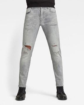 3301 heavy wash slim fit jeans