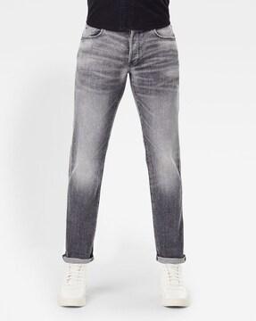 3301 heavy wash slim fit jeans