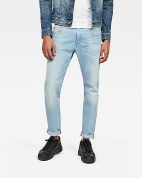 3301 heavy wash slim jeans