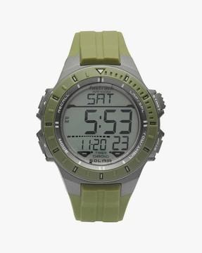 38067pp04 streetwear digital green strap watch