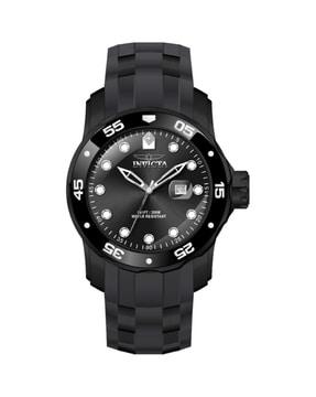 39414 men analogue wrist watch with silicone strap