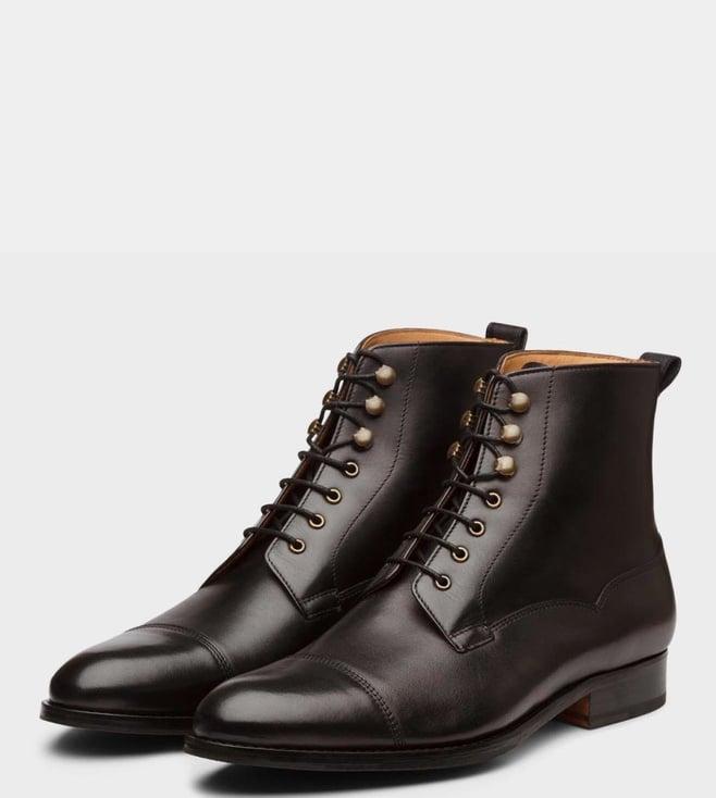 3dm lifestyle black balmoral derby boots