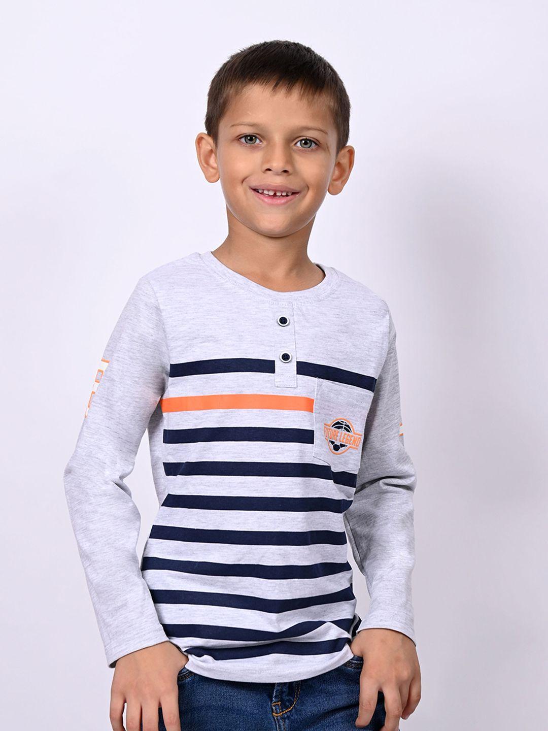 3pin boys cotton striped t-shirt