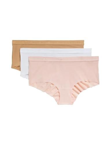 3pk body define™ low rise shorts t614155ssoft pink (2xl)