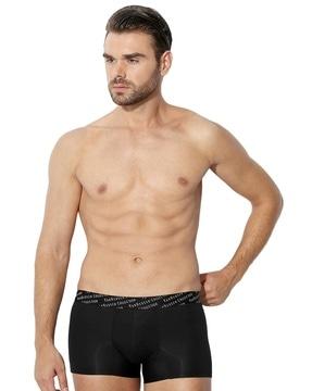 4 way stretch & 3d logo waistband tactel trunks