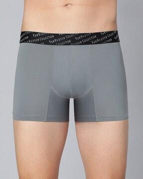 4 way stretch & 3d logo waistband tactel trunks