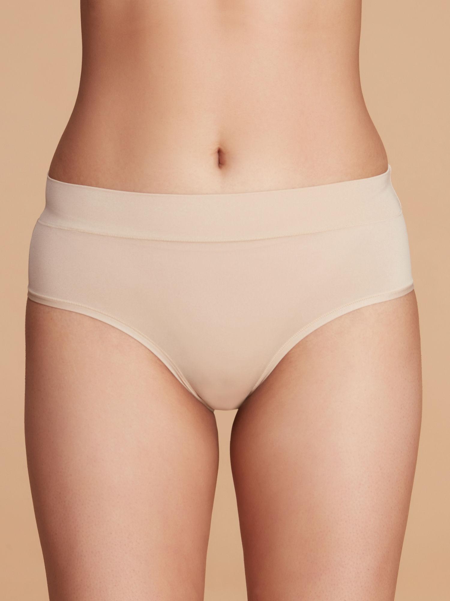 4 way stretch hipster panty - nyp342 - cream