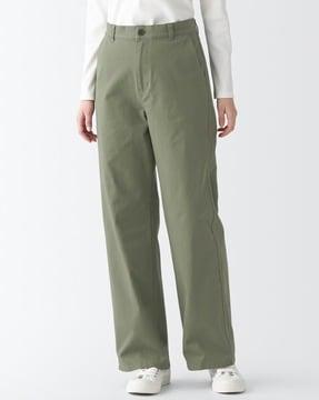 4-way stretch wide straight chinos