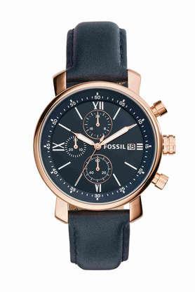 42 mm blue leather chronograph watch for men - bq1704n