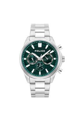 44 mm green dial metal analogue watch for men - plpewjk0021002