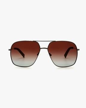 4640p c3 60 s uv-protected full-rim square sunglasses