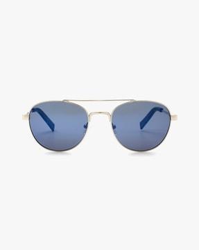 4641p c2 53 s uv-protected full-rim round sunglasses