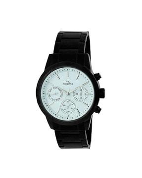 47341cagb analogue wrist watch with metallic strap
