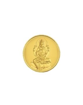 4g yellow gold lakshmi coin