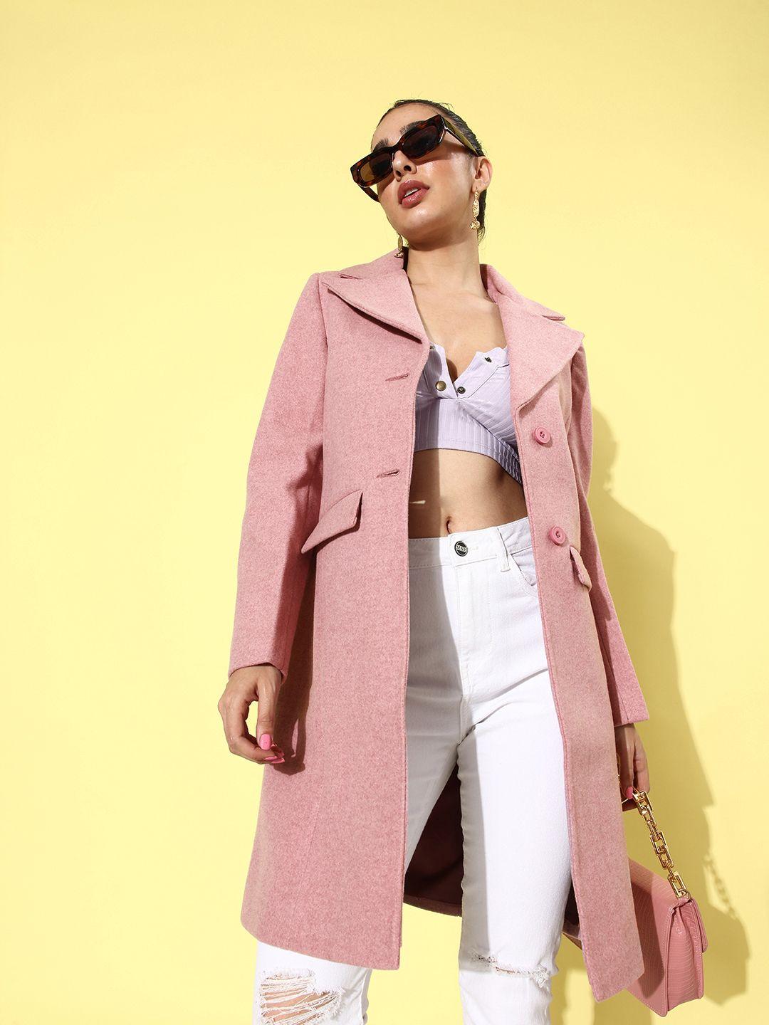 4wrd by dressberry notched lapel collar trench coat