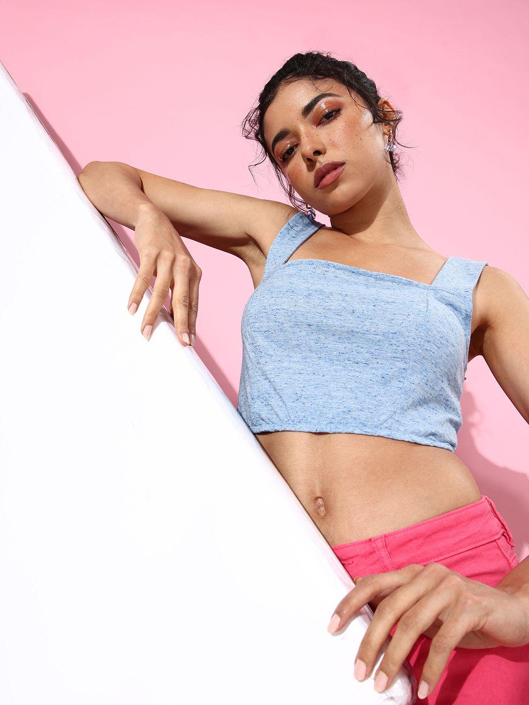4wrd by dressberry pure cotton crop top