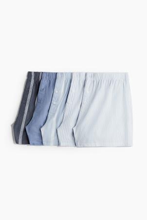 5-pack woven cotton boxer shorts