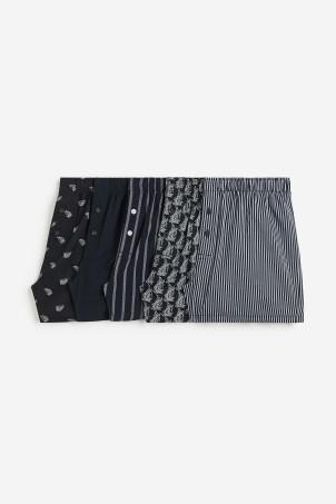 5-pack woven cotton boxer shorts