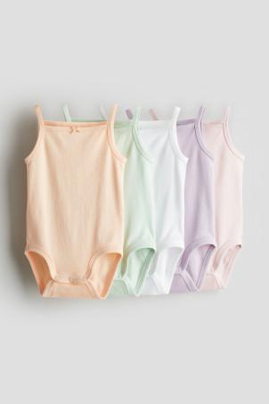 5-pack cotton bodysuits