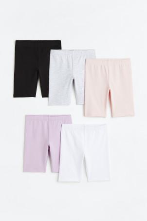 5-pack cotton cycling shorts