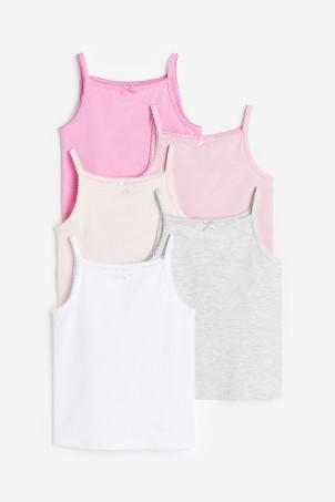 5-pack jersey vest tops