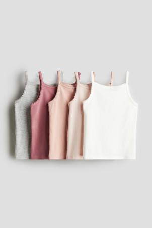 5-pack jersey vest tops