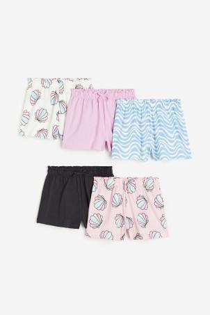 5-pack pull-on shorts