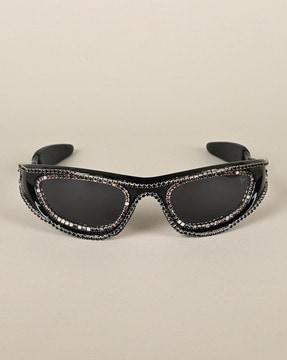 5012 polarized embellished sunglasses