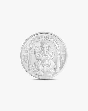 50g 999 silver ganesh coin