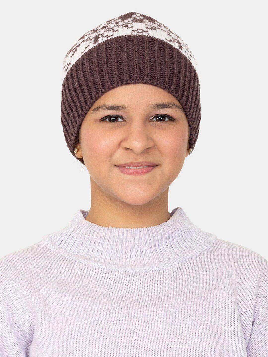 513 girls printed acrylic beanie