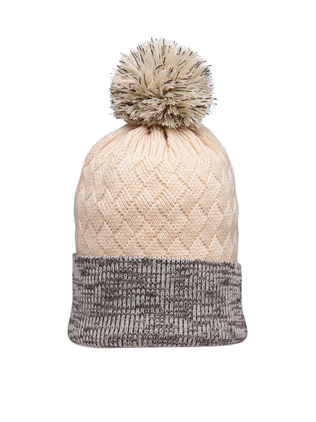 513 men beige & grey beanie