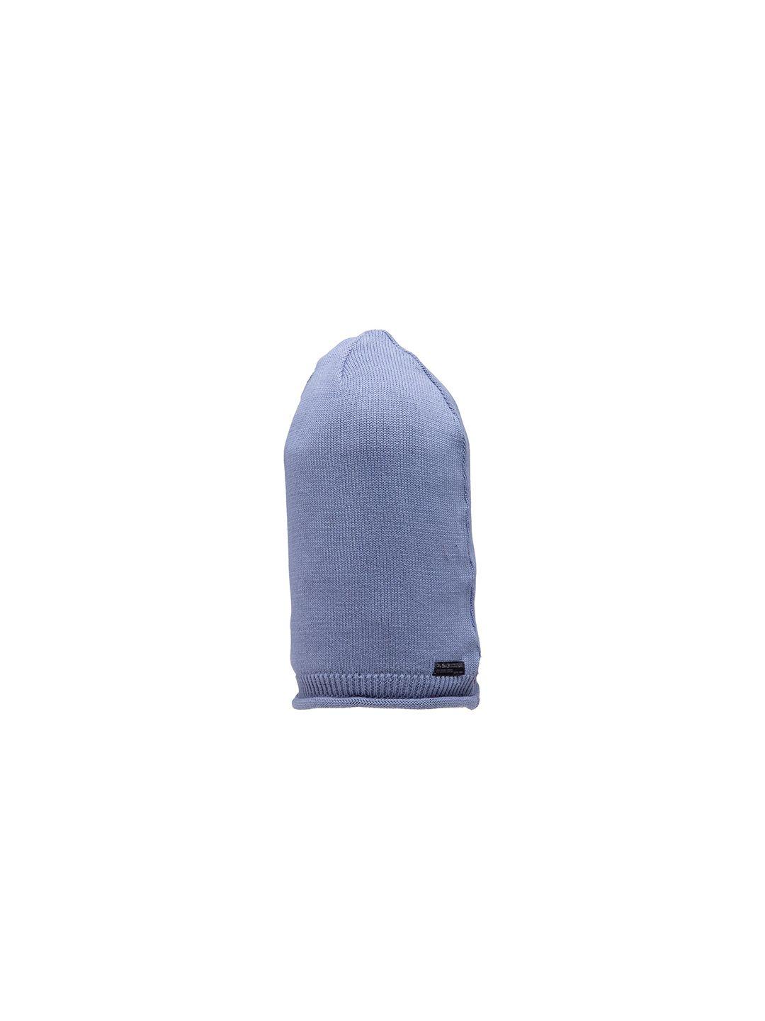 513 men blue knitted cotton beanie cap