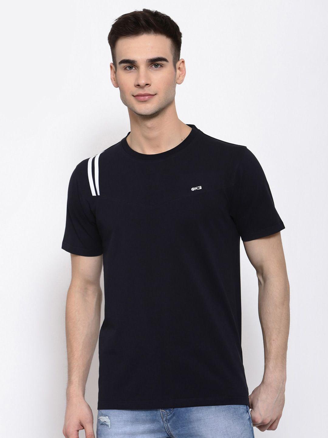 513 men navy blue round neck t-shirt