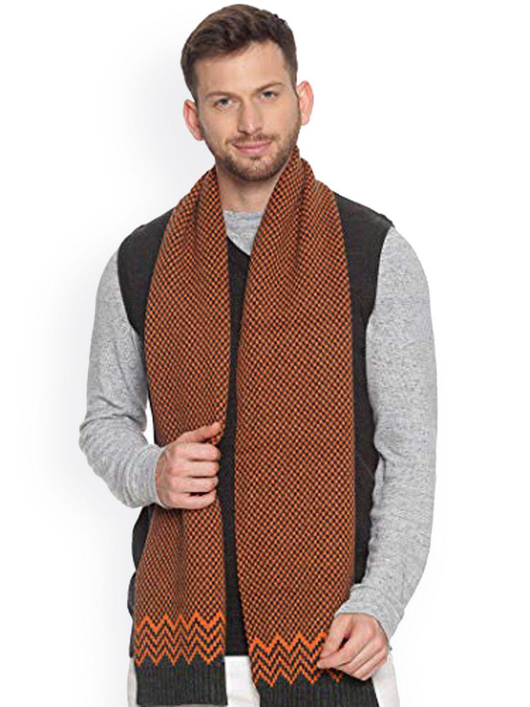 513 men orange patterned mufflers