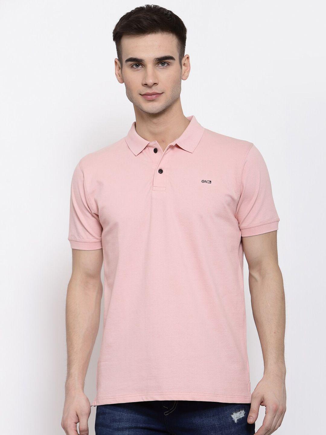 513 men pink polo collar t-shirt